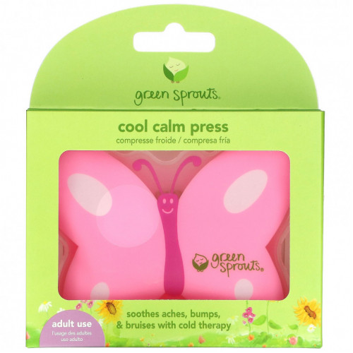 Green Sprouts, Cool Calm Press, розовый, 1 шт.