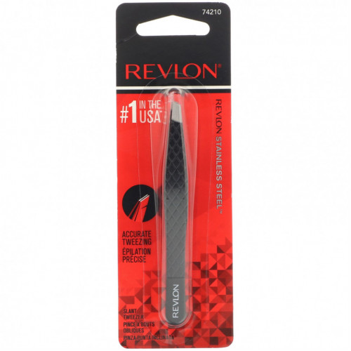 Revlon, Пинцет Expert со скошенными кончиками, 1 шт.