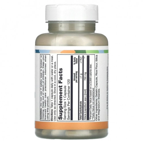 LifeTime Vitamins, Перуанская мака, 750 мг, 120 капсул