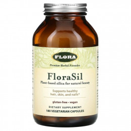 Flora, FloraSil, 180 вегетарианских капсул