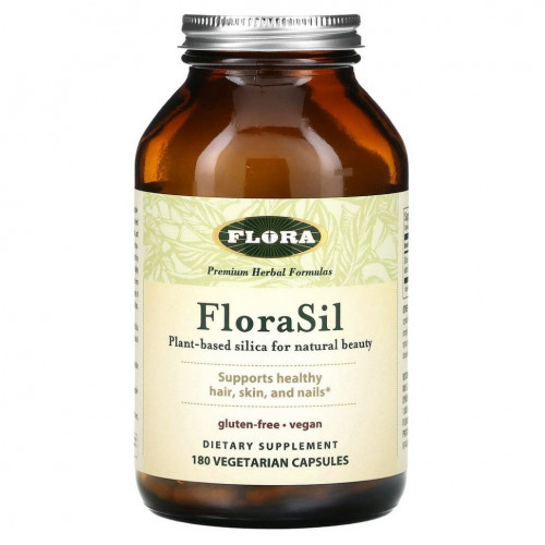 Flora, FloraSil, 180 вегетарианских капсул