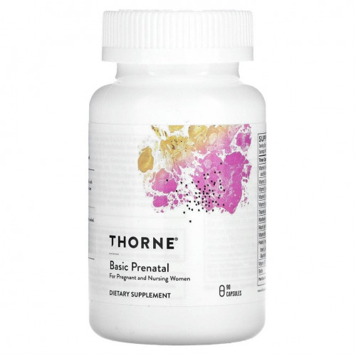 Thorne Research, Basic Prenatal, 90 капсул