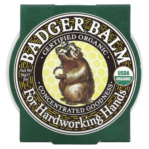 Badger Company, барсучий бальзам для рук, 56 г (2 унции)