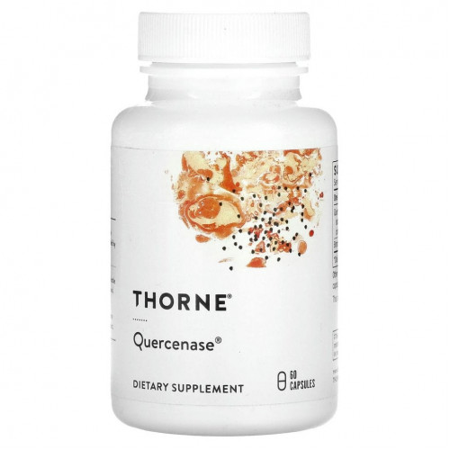 Thorne Research, Quercenase, 60 капсул