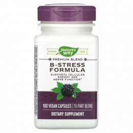 Nature's Way, B-Stress Formula, 100 веганских капсул