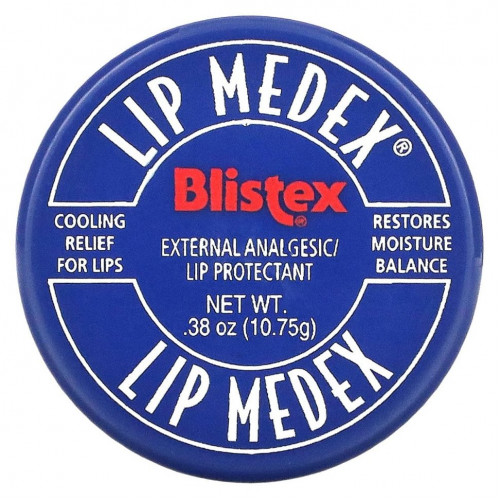 Blistex, Lip Medex, наружное обезболивающее средство для защиты губ, 10,75 г (0,38 унции)