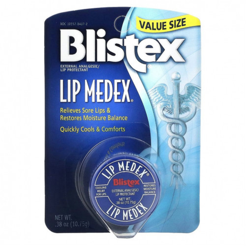 Blistex, Lip Medex, наружное обезболивающее средство для защиты губ, 10,75 г (0,38 унции)