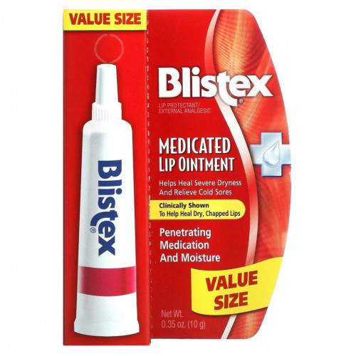 Blistex, Лечебная мазь для губ, 10 г (0,35 унции)