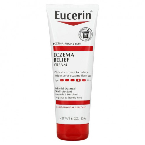 Eucerin, Крем для тела от экземы, без отдушек, 226 г (8,0 унции)