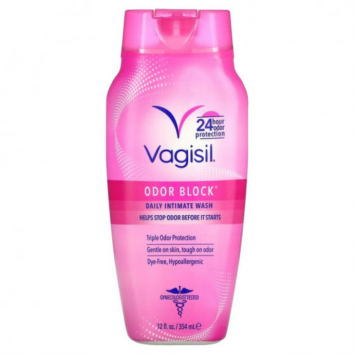 Vagisil, Odor Block, ежедневное средство для интимной гигиены, 354 мл (12 жидк. Унций)