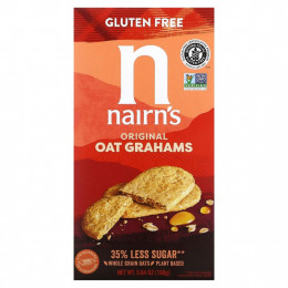 Nairn's, Gluten Free, Oatmeal Grahams, Original, 5.64 oz (160 g)