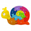 Begin Again Toys, Number Snail, Teach & Play Puzzle, 2+ Years, 10 шт.