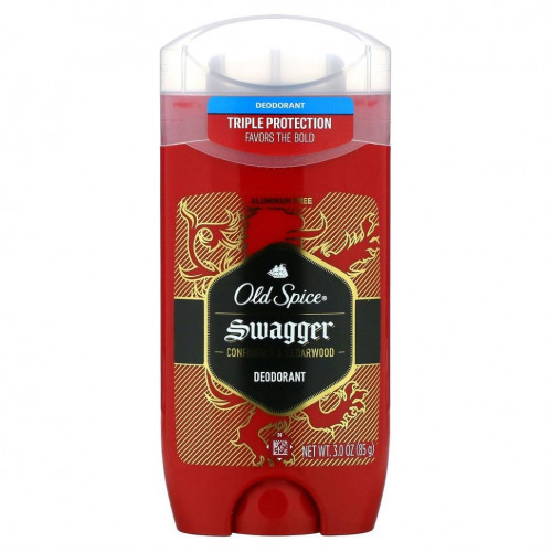 Old Spice, Дезодорант, Swagger, кедр, 85 г (3 унции)