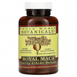 Whole World Botanicals, Royal Maca, 250 мг, 180 капсул