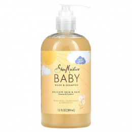 SheaMoisture, Детское мыло и шампунь, с маслом босвеллия и с миррой, 13 жид.унц. (384 мл)