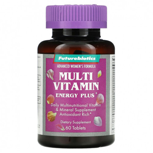 FutureBiotics, Advanced Women's Formula, мультивитамины Energy Plus, 60 таблеток