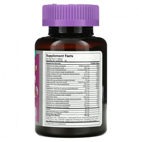 FutureBiotics, Advanced Women's Formula, мультивитамины Energy Plus, 60 таблеток