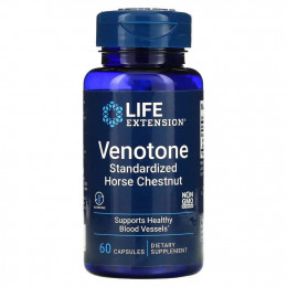 Life Extension, Venotone, стандартизированный экстракт конского каштана, 60 капсул