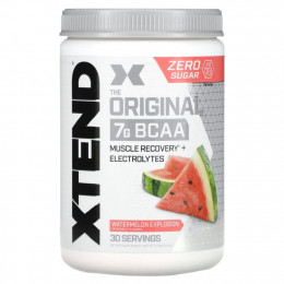 Xtend, The Original, 7 г аминокислот с разветвленной цепью (BCAA), со вкусом арбуза, 390 г (13,7 унции)