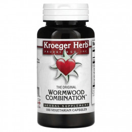 Kroeger Herb Co, The Original Wormwood Combination, 100 вегетарианских капсул