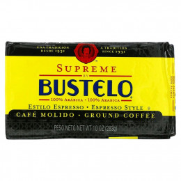 Caf? Bustelo, Supreme by Bustelo, молотый кофе эспрессо, 283 г (10 унций)