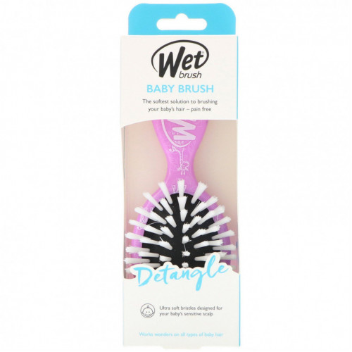 Wet Brush, Детская щетка, облегчающая расчёсывание волос, жираф, 1 щетка