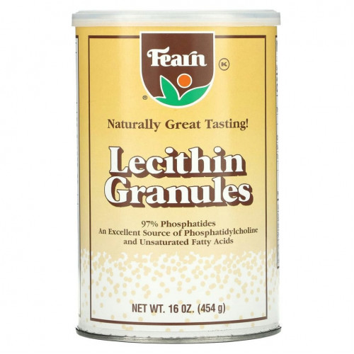 Fearn Natural Foods, Гранулы лецитина, 454 г (16 унций)