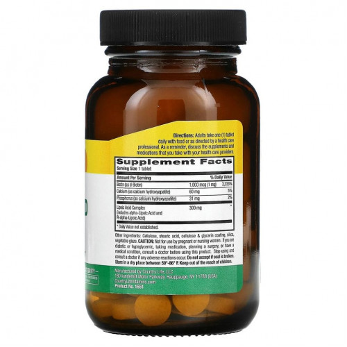 Country Life, Active Lipoic Acid, Time Release, 300 mg, 60 Tablets