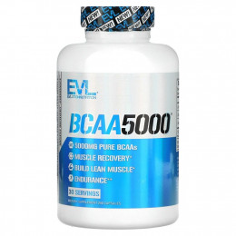 EVLution Nutrition, BCAA5000, 240 капсул