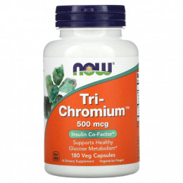 NOW Foods, Tri-Chromium, 500 мкг, 180 капсул