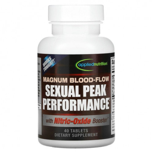 appliednutrition, Magnum Blood-Flow Sexual Peak Peformance, 40 таблеток