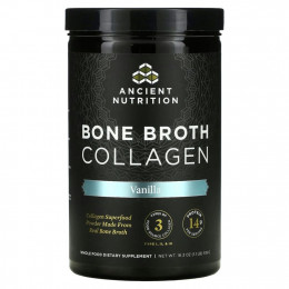 Dr. Axe / Ancient Nutrition, Bone Broth Collagen, ваниль, 519 г (1,1 фунта)