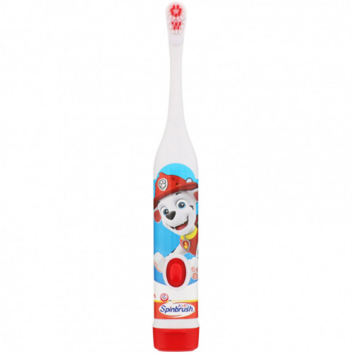 Arm & Hammer, Kid's Spinbrush, «Щенячий патруль», мягкая, 1 зубная щетка на батарейках