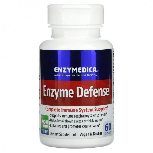 Enzymedica, Enzyme Defense, 60 капсул