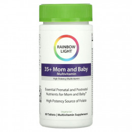 Rainbow Light, 35+ Mom & Baby, 60 таблеток