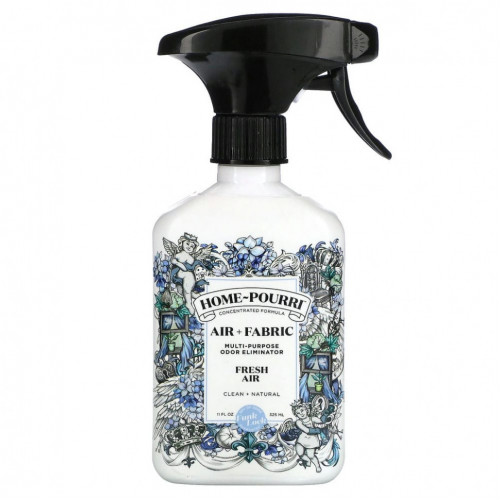 Poo-Pourri, Home-Pourri, Air + Fabric, универсальное средство для устранения запаха, свежий воздух, 325 мл (11 жидк. Унций)