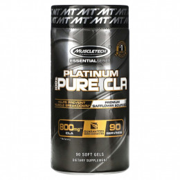 Muscletech, Essential Series, Platinum Pure CLA, на 100% чистая КЛК, 800 мг, 90 капсул