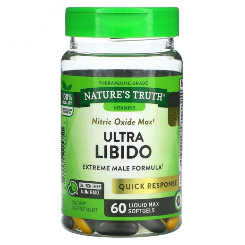 Nature's Truth, Ultra Libido, 60 мягких таблеток Liquid Max