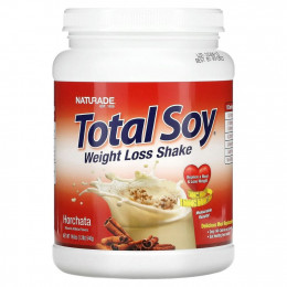 Naturade, Total Soy, коктейль для похудения, орчата, 540 г (1,2 фута)