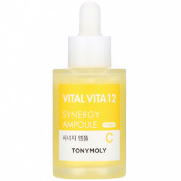 Tony Moly, Vital Vita 12, синергетическая ампула с витамином С, 1,01 жидкой унции (30 мл)