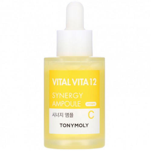 Tony Moly, Vital Vita 12, синергетическая ампула с витамином С, 1,01 жидкой унции (30 мл)