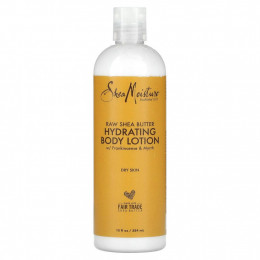 SheaMoisture, необработанное масло ши, увлажняющий лосьон для душа, 384 мл (13 жидк. унций)