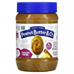 Peanut Butter & Co., Спред с арахисовой пастой, завиток корицы, 454 г (16 унций)