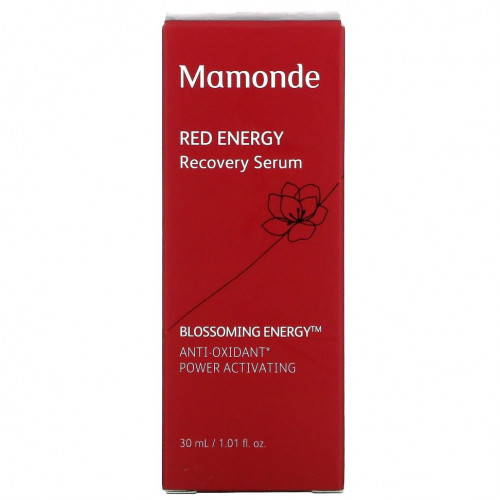 Mamonde, Red Energy Recovery Serum, 30 мл (1,01 жидк. Унции)