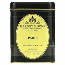 Harney & Sons, Paris, черный чай, 112 г (4 унции)