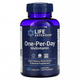 Life Extension, One-Per-Day, 60 таблеток