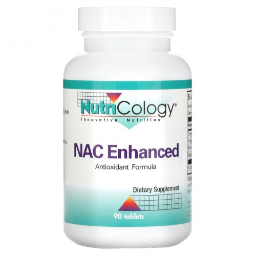 Nutricology, NAC Enhanced, 90 таблеток