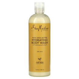 SheaMoisture, необработанное масло ши, увлажняющий гель для душа, 384 мл (13 жидк. унций)