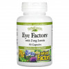 Natural Factors, Eye Factors с содержанием 2 мг лютеина, 90 капсул