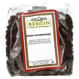 Bergin Fruit and Nut Company, Сушеная клюква, 340 г (12 унций)